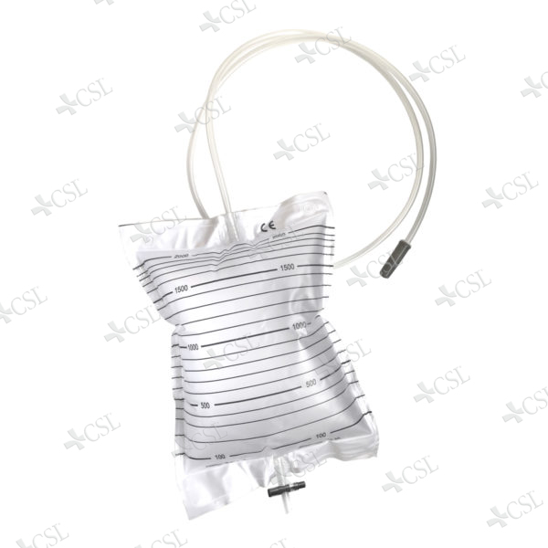 Sacca urina sterile tubo 130 scarico a T