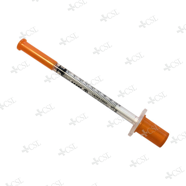 Siringa sterile  0,5 ml  con ago Comfort
