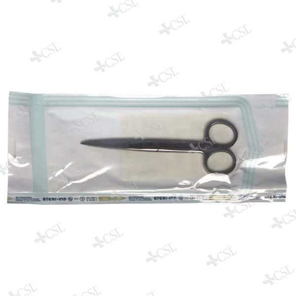 Forbice retta punte acute cm 14 monouso