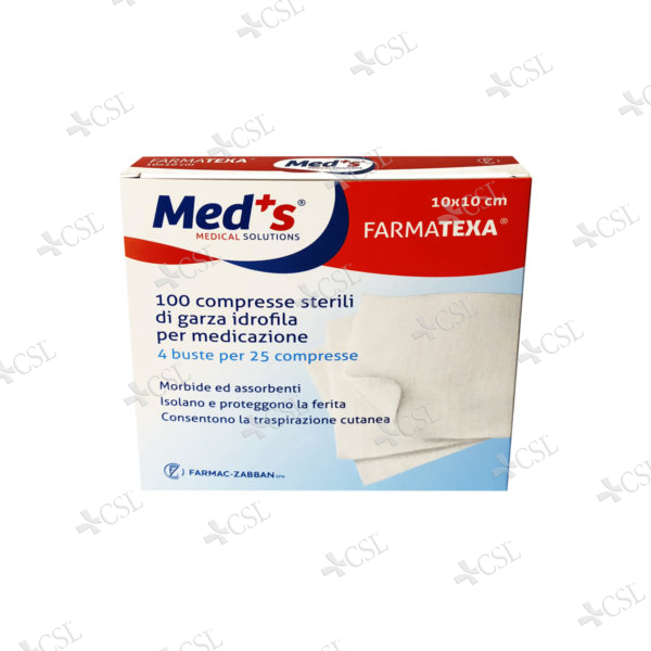 Compressa garza sterile 10 x 10 x 100
