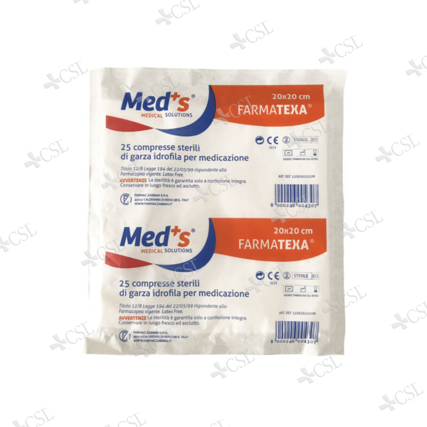 Compressa garza sterile cm 20 x 20 cm