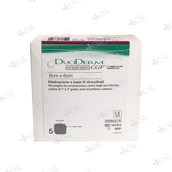 Duoderm CGF cm 10 x 10 cm bordo adesivo