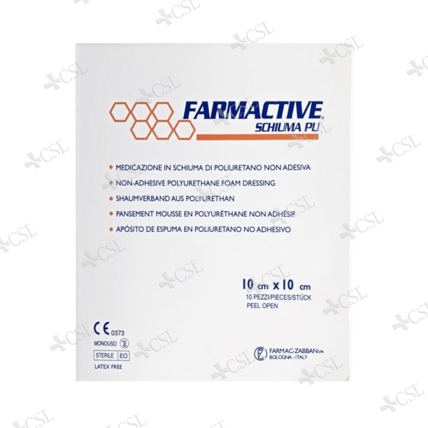 Farmactive medicazione schiuma Pu