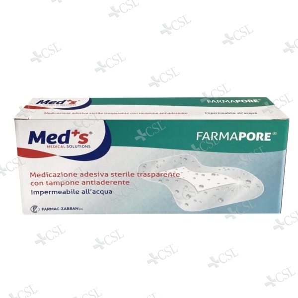 Medicazione trasparente con tampone cm  8 x 10 cm