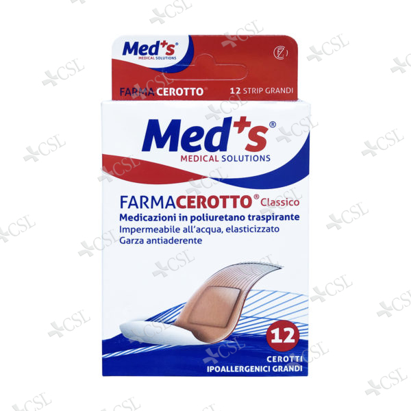 Cerotti strips mm 25 x 72 mm  12 pezzi