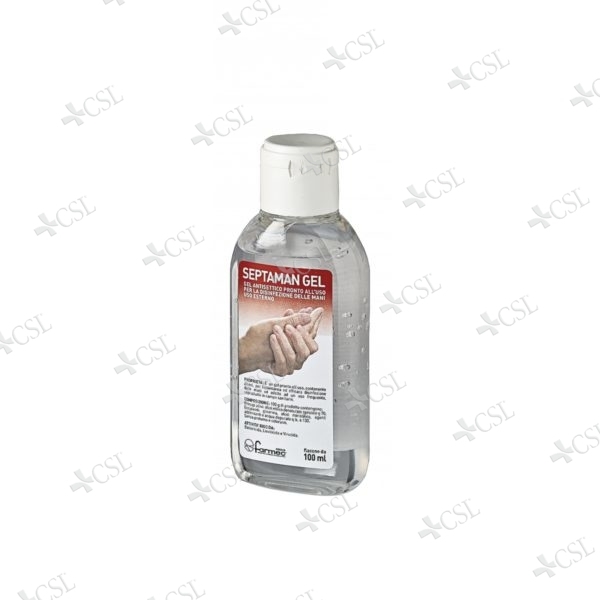 Septaman Gel disinfettante senz’acqua - flacone da 100 ml