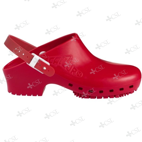 Zoccolo Calzuro Classic rosso senza fori