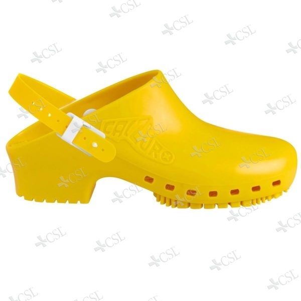 Zoccolo Calzuro Classic giallo senza fori