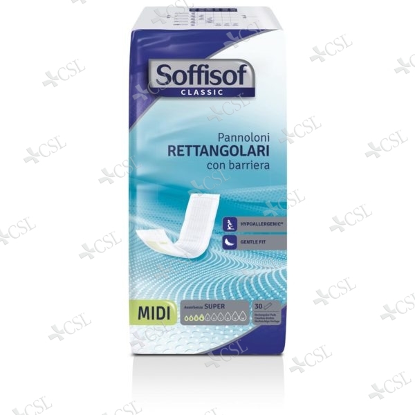 Soffisof rettangolare con barriera