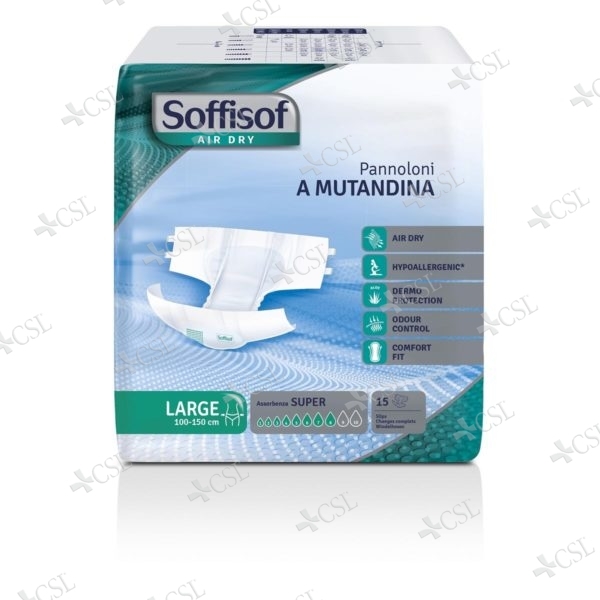 Soffisof Air Dry assorbenza Super misura Large