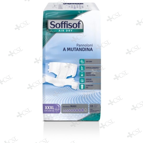 Soffisof Air Dry assorbenza Maxi misura XXXLarge