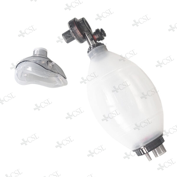 Pallone rianimazione tipo Ambu in Silicone con maschera