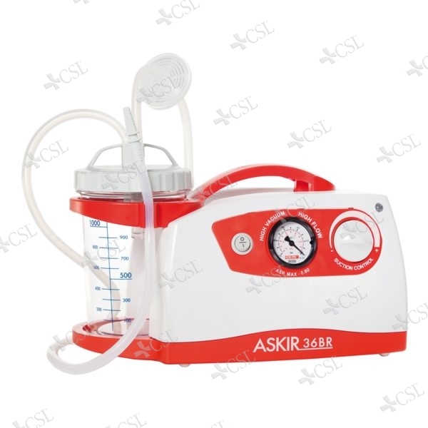 Aspiratore ASKIR 36 BR portatile vaso Flovac da 1 L