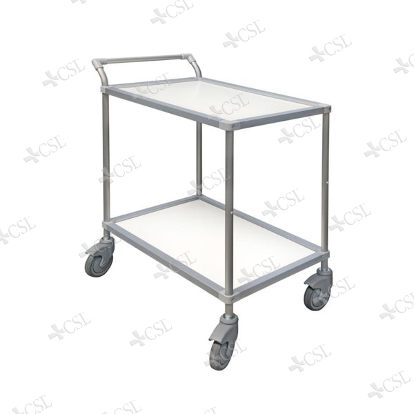 Carrello due ripiani  in lega leggera