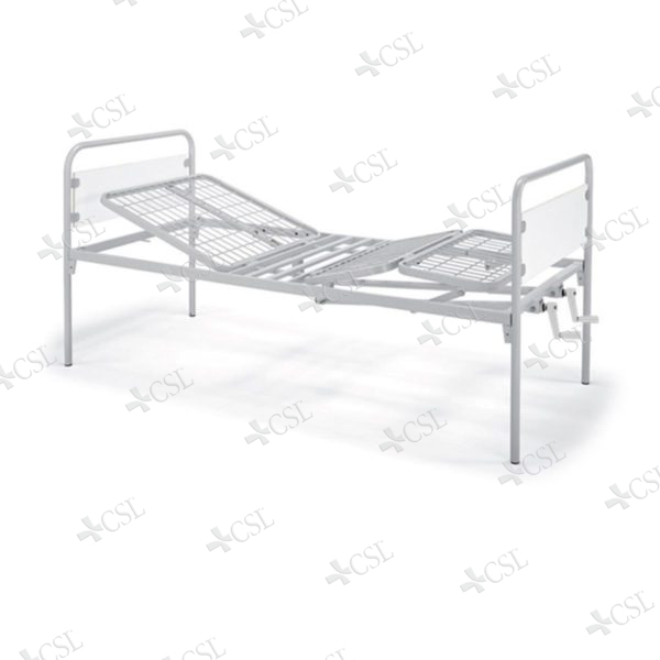 Letto degenza 3 snodi 2 manovelle