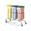 Carrello biancheria 3 sacchi - immagine 3