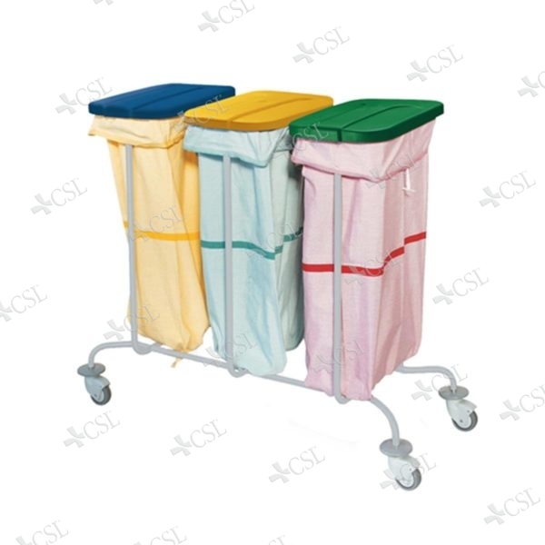Carrello biancheria 3 sacchi