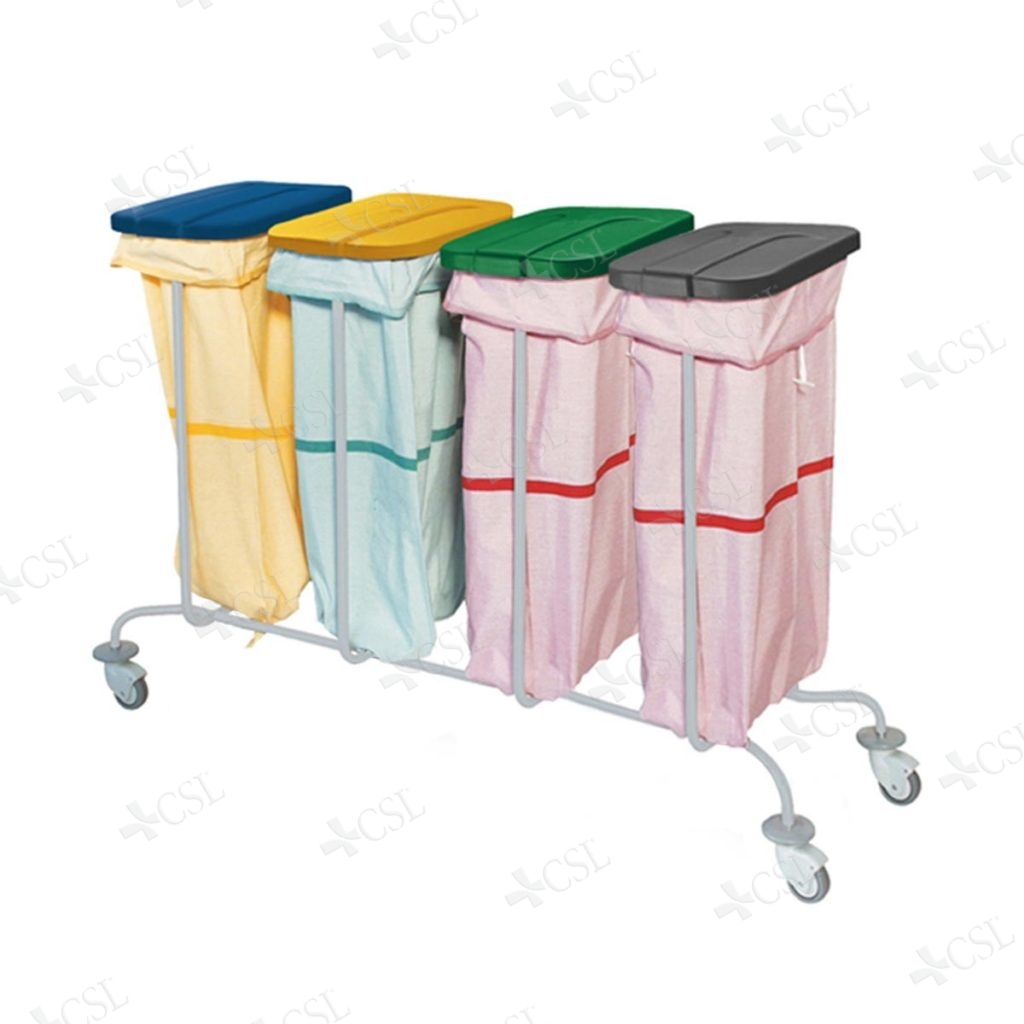 Carrello biancheria 4 sacchi - CSLmedical