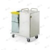 Carrello biancheria 2 sacchi e contenitore chiuso - immagine 2