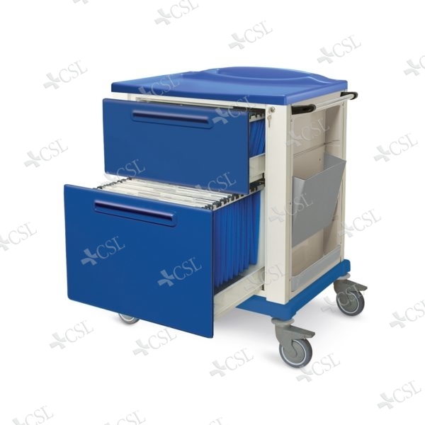 Carrello portacartelle cliniche