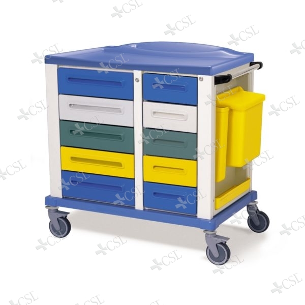 Carrello multifunzione medio 5 + 5 cassetti