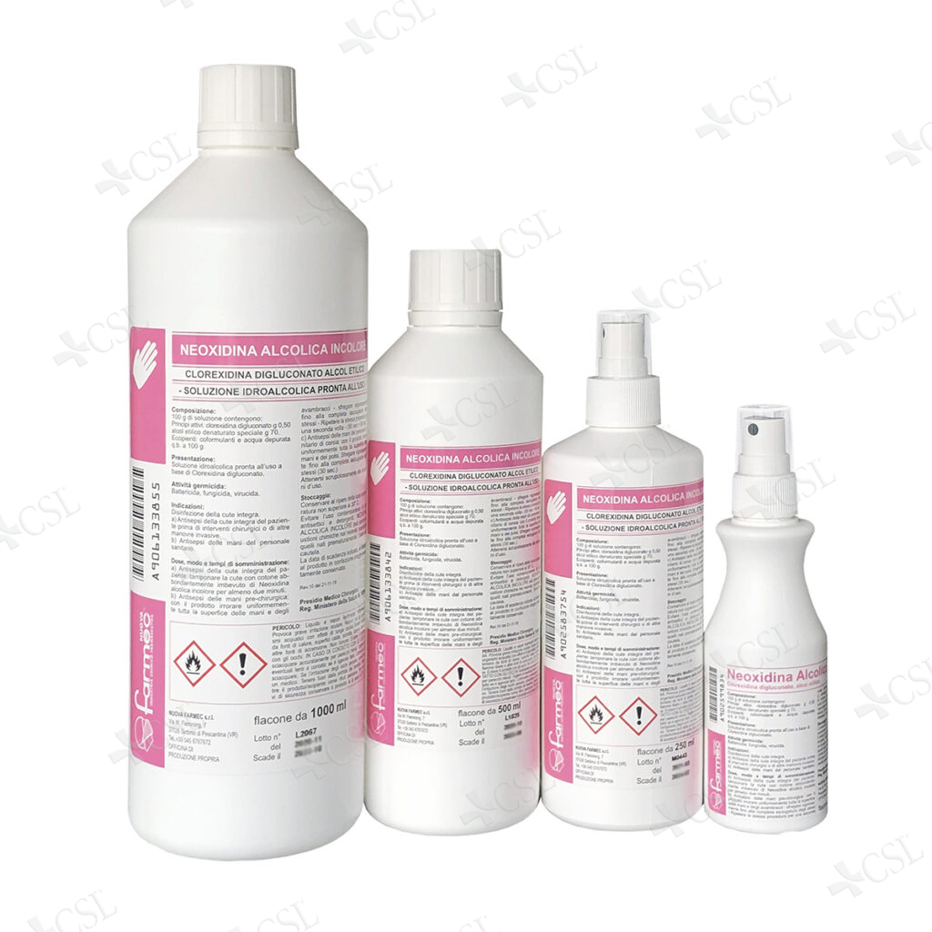 Neoxidina disinfettante alcolico incolore - CSLmedical