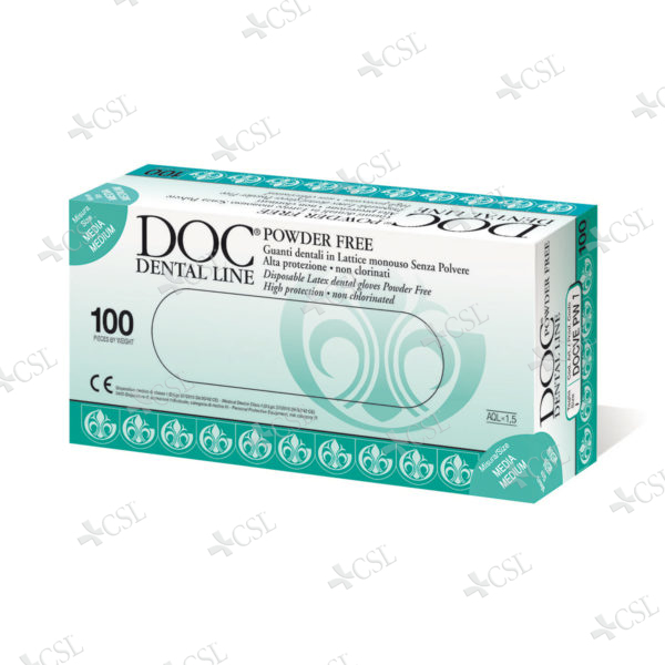 Guanto in lattice verde DOC