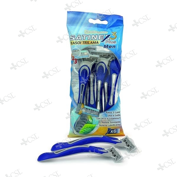Rasoio per barba trilame Satinex