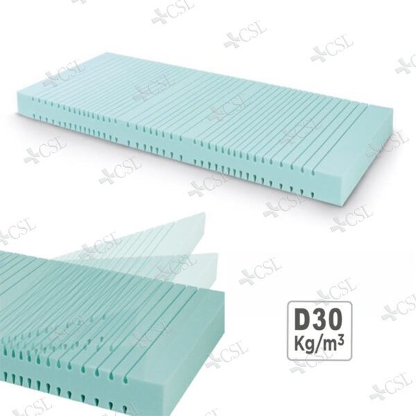 Materasso antidecubito poliuretano espanso con scanalature