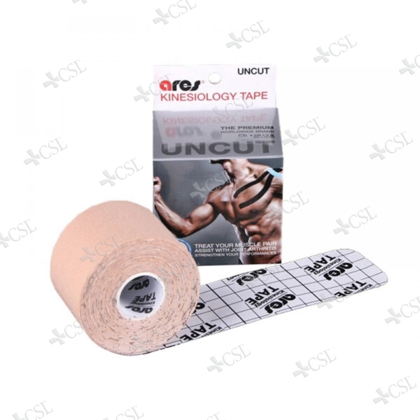 Cerotto Kinesio Tape elastico ARES colore Beige - cm 5 x 5  m