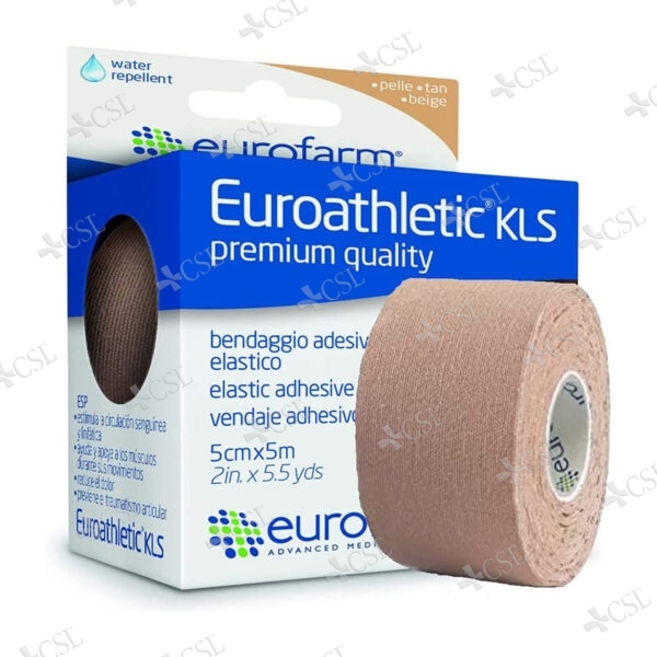 Cerotto Kinesio Euroathletic KLS colore Beige - cm 5 x 5 m