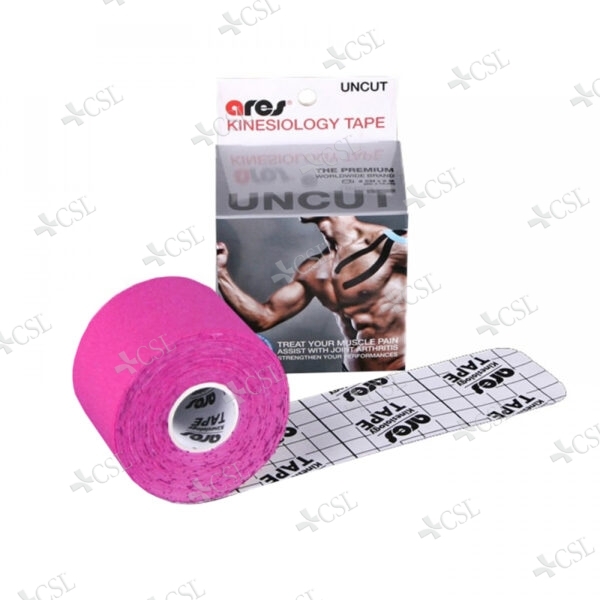 Cerotto Kinesio Tape elastico ARES colore Rosa Pink - cm 5 x 5  m