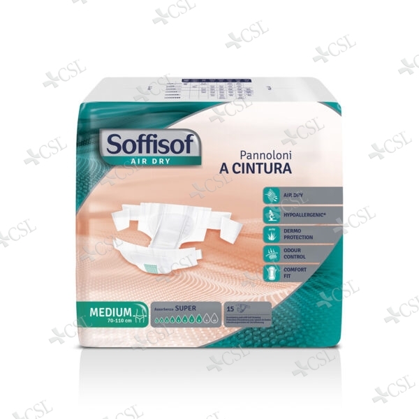 Soffisof Air Dry Super misura Medium - Pannolone a Cintura