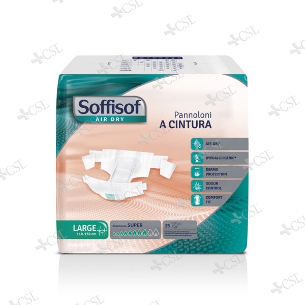 Soffisof Air Dry Super misura Large - Pannolone a Cintura