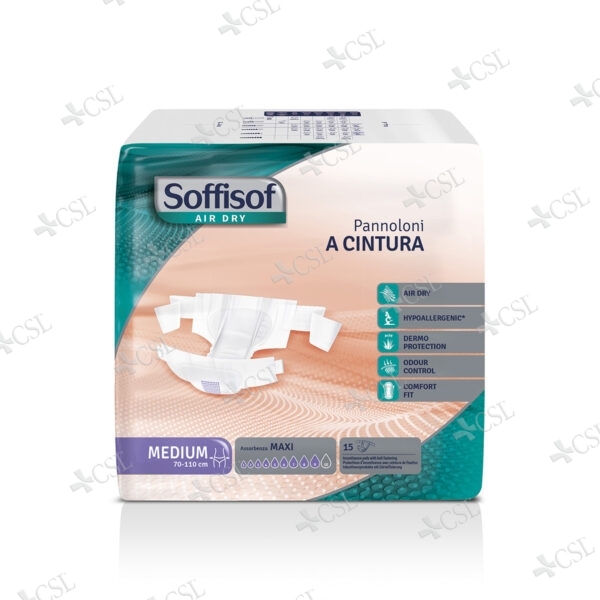 Soffisof Air Dry Maxi misura Medium - Pannolone a Cintura