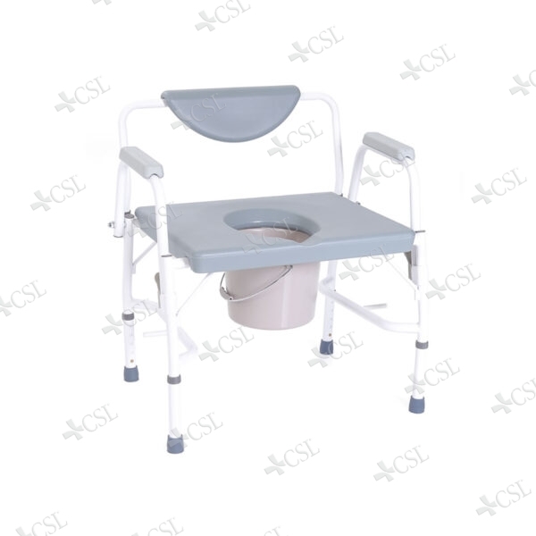 Sedia WC comoda da bagno 4 funzioni in 1 - Bariatrica