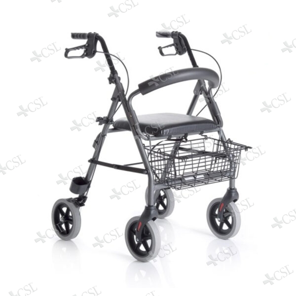 Deambulatore Rollator ATLANTE schienale e cestino Moretti