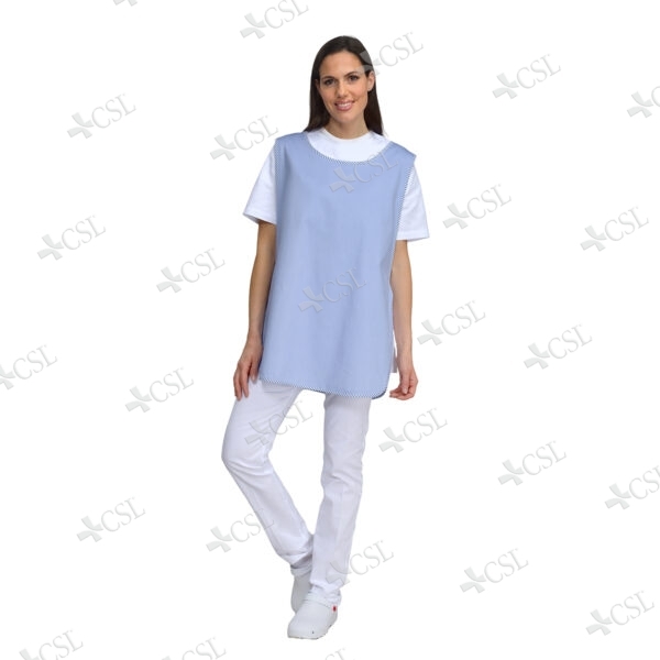 Grembiule Paragrembo a poncho - Azzurro
