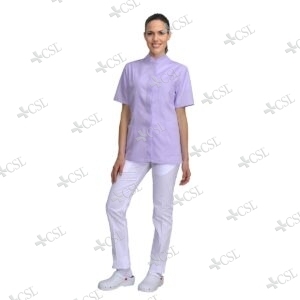 Casacca donna collo coreana - Lilla