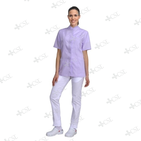 Casacca donna collo coreana - Lilla