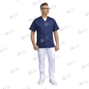 Casacca Unisex aperta davanti - Blu