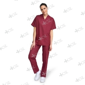 Pantalone unisex celeste cherry bordeaux