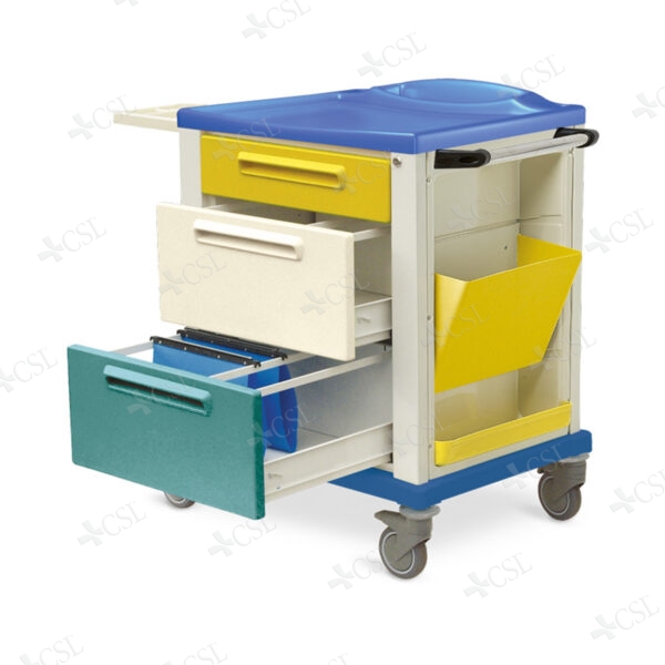 Carrello portacartelle cliniche - lastre