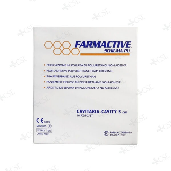 Farmactive medicazione schiuma Pu Cavitaria cm 5
